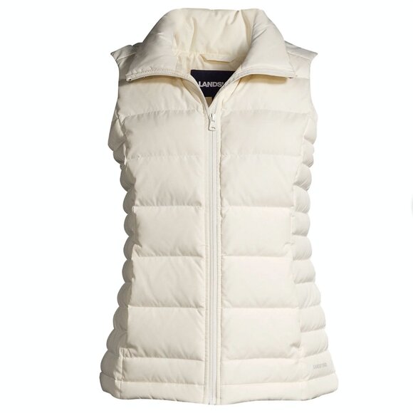 Lands' End Jackets & Blazers - Lands' End Women's Wanderweight Packable Down Vest - Size: Medium Petite - NWT